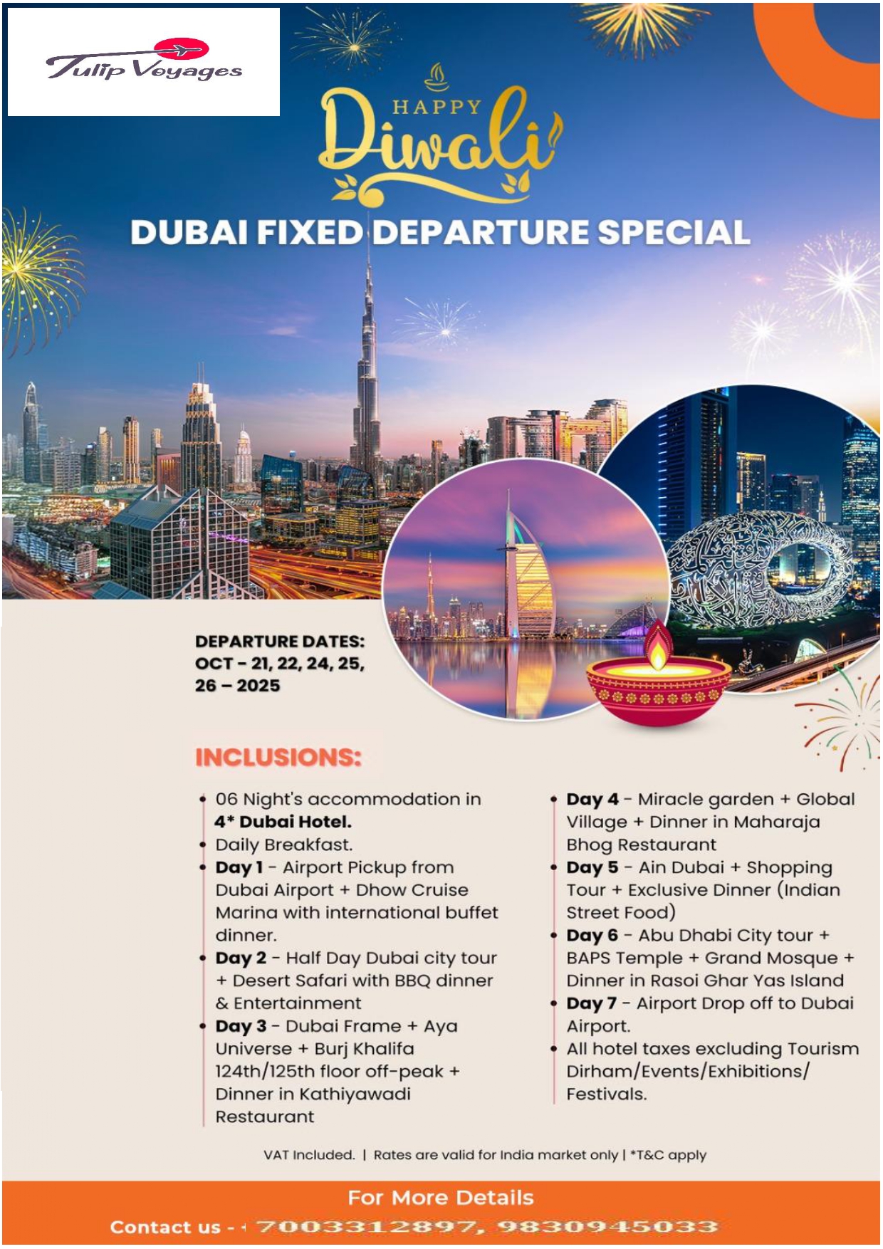 DUBAI FIXED DEPARTURE SPECIAL