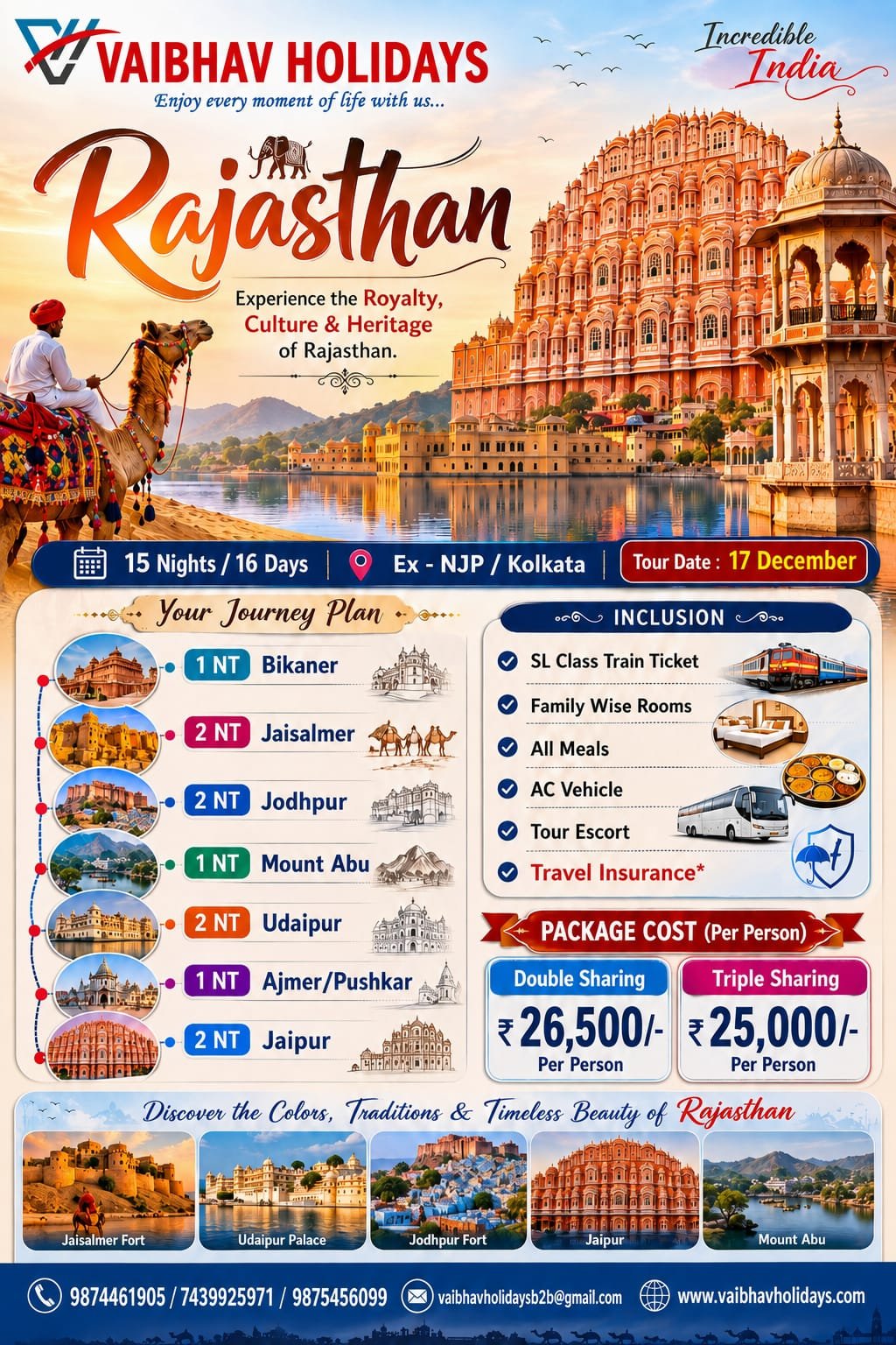 Rajasthan 15Days