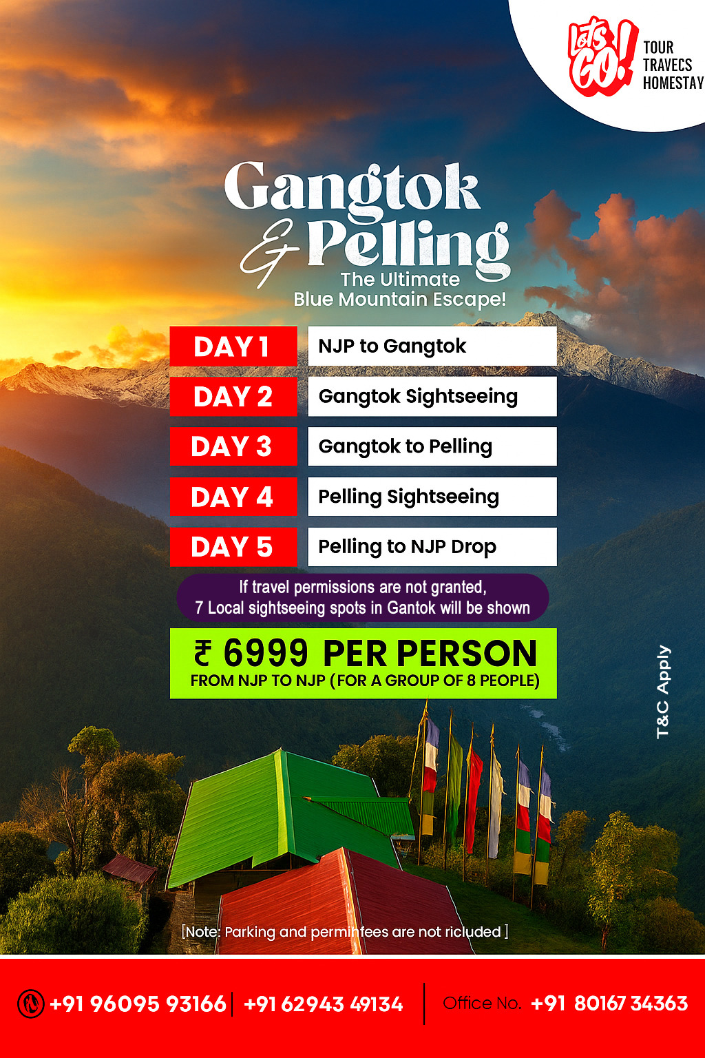 Gangtok and pelling tour